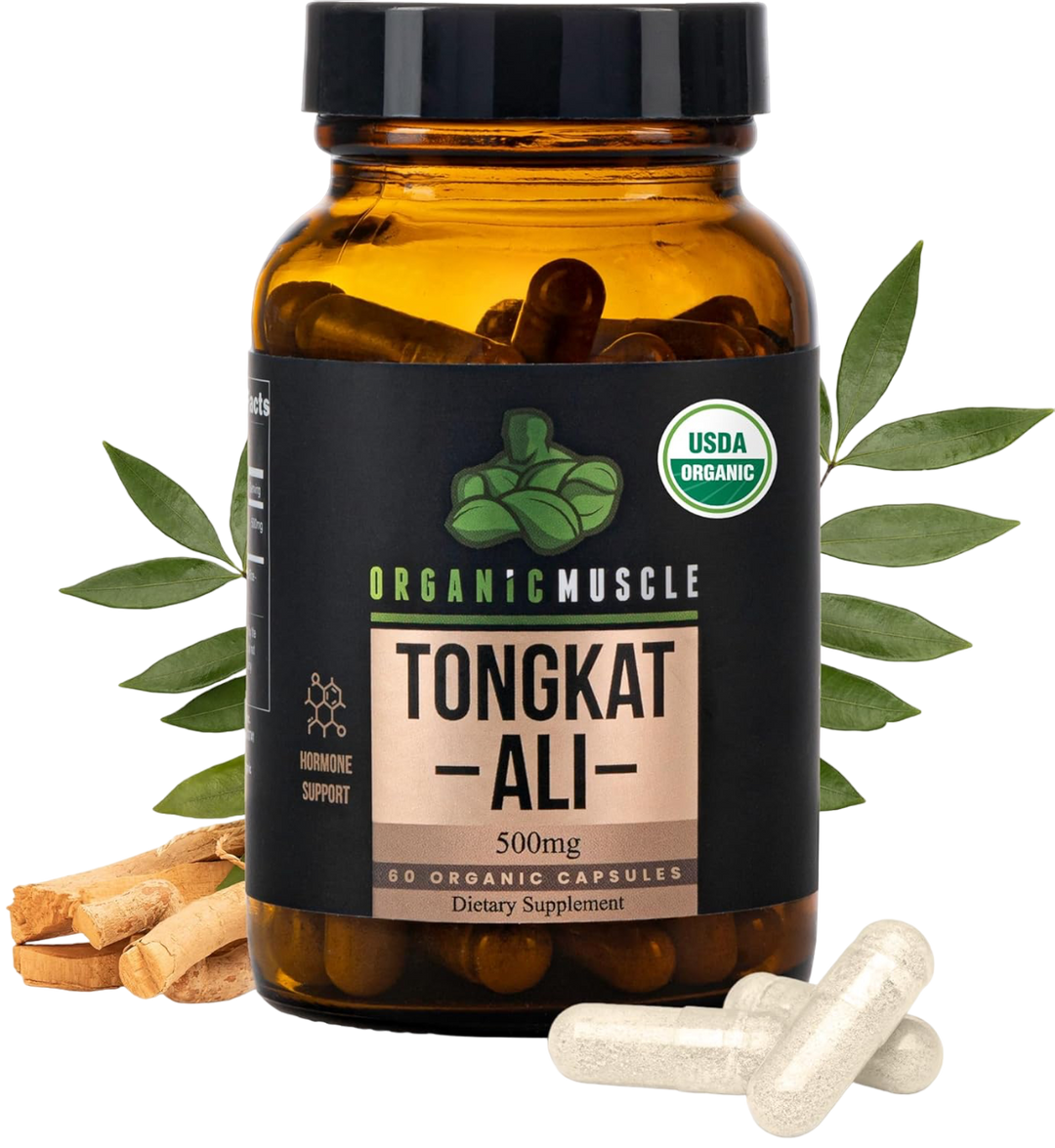 Organic Muscle Tongkat Ali Supplement - Boost Vitality and Balance Hormones
