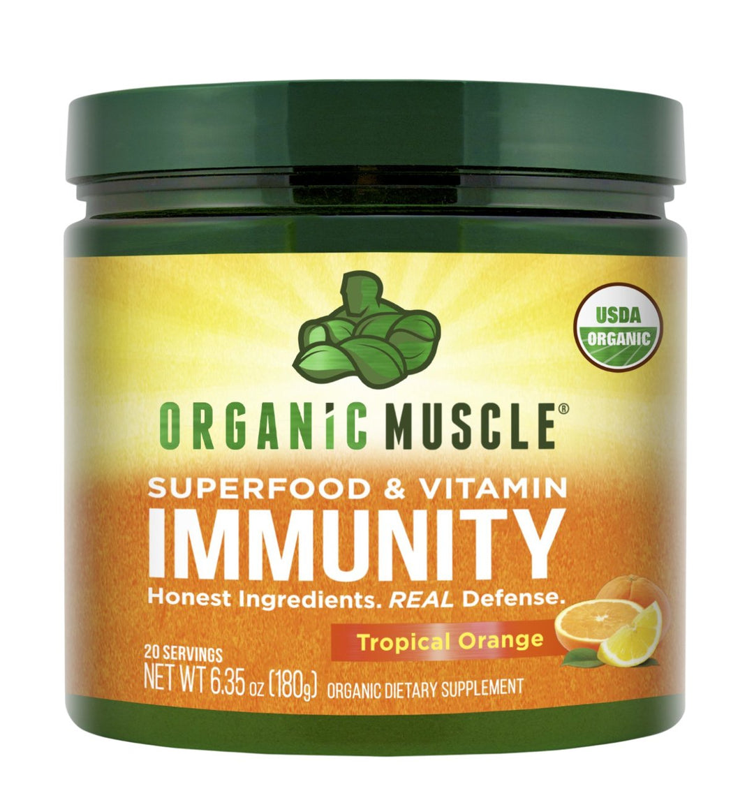 Organic Immunity Shield - Tropical Orange Flavor - Organic Muscle Fitness SupplementsOrganic Muscle Fitness SupplementsOrganic Muscle Fitness Supplements