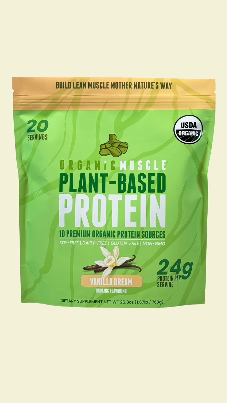 Organic Plant-Based Protein Powder