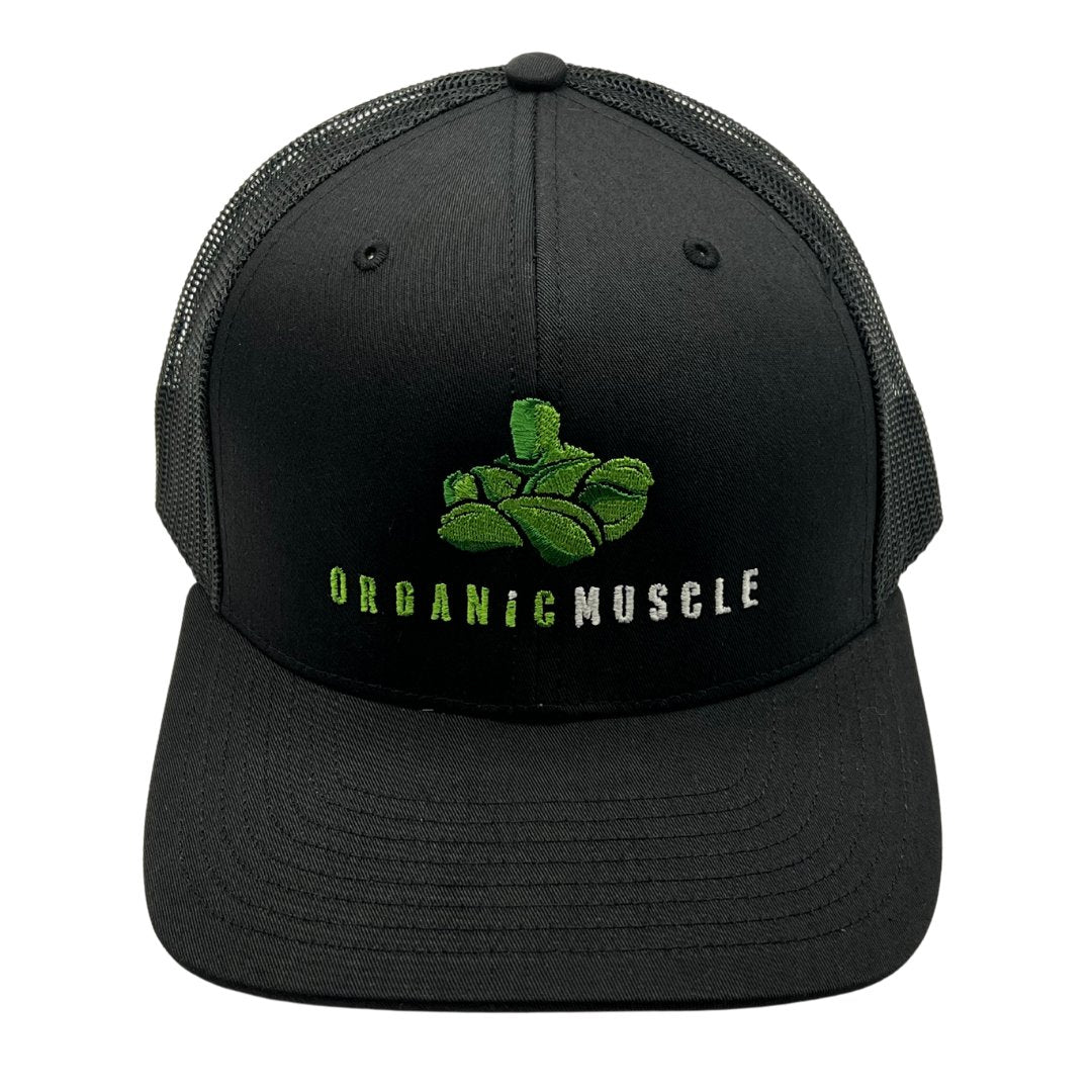 Organic Muscle Snapback Hat - Black - Organic Muscle Fitness SupplementsOrganic Muscle Fitness SupplementsOrganic Muscle Fitness Supplements