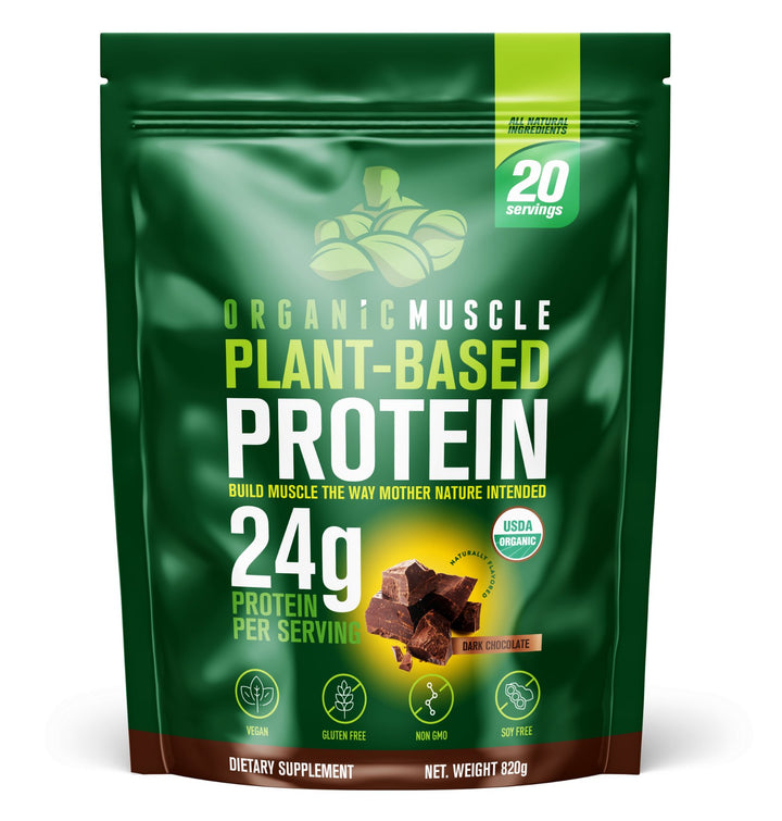 Organic Vegan Protein - All Flavors - Organic Muscle Fitness SupplementsOrganic Muscle SupplementsOrganic Muscle Fitness Supplements