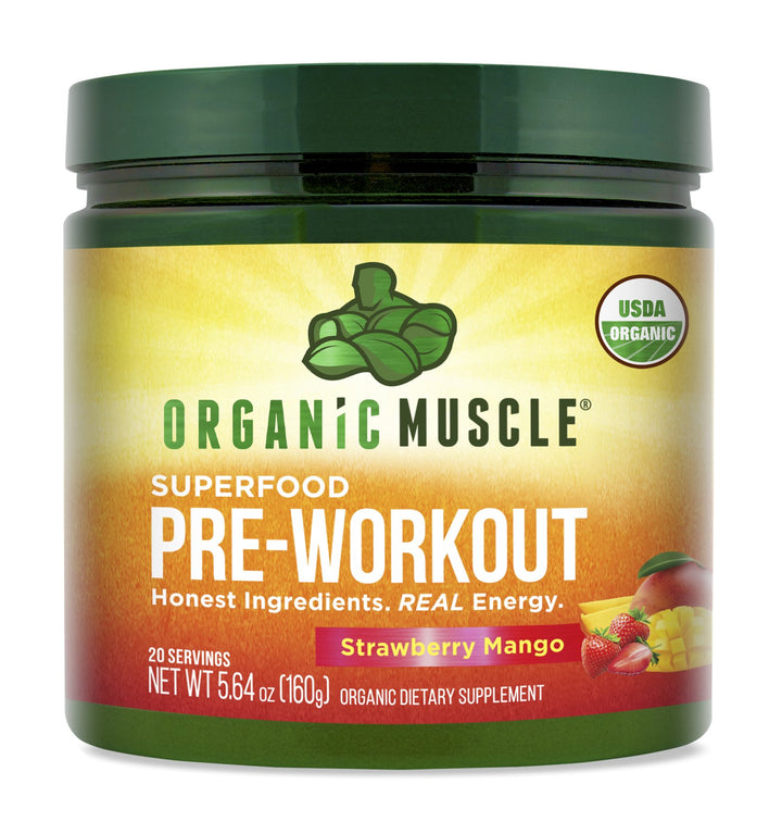 Pre-Workout - Strawberry Mango - Organic Muscle Fitness SupplementsOrganic Muscle SupplementsOrganic Muscle Fitness Supplements742309826935
